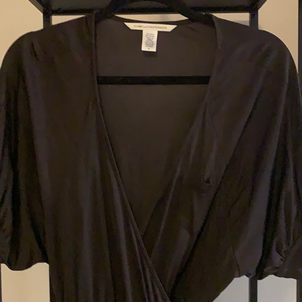 Diane Von Furstenberg Black wrap dress